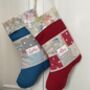 Luxury Patchwork Christmas Stocking, thumbnail 11 of 12