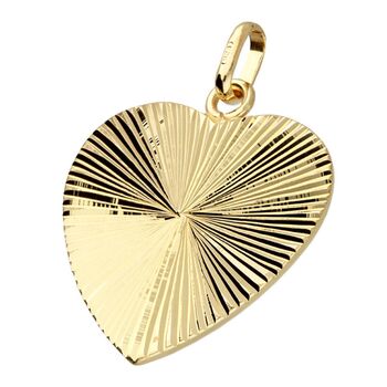 Willa 24ct Gold Plate Heart Necklace, 2 of 2