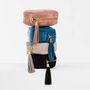 Personalised Blue Suede Cross Body Bag, thumbnail 6 of 7