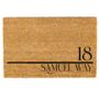 Personalised Coir Doormat With House Number And Street Name, thumbnail 3 of 11