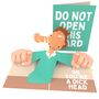 You're A D*Ck Head Cheeky 3D Pop Up Joke Card, thumbnail 6 of 7