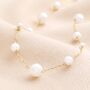 Stainless Steel Mixed Pearl Necklace In Gold, thumbnail 1 of 4