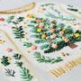 Christmas Jumper Embroidery Kit, thumbnail 5 of 6