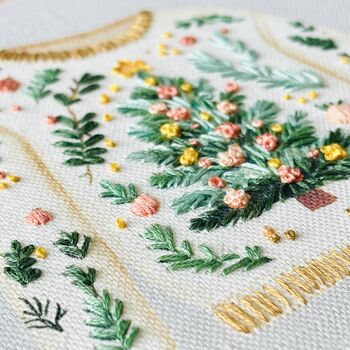 Christmas Jumper Embroidery Kit, 5 of 6