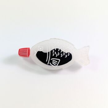 Soy Sauce Fish Bottle Brooch Japan Bento Acrylic Sushi, 11 of 12