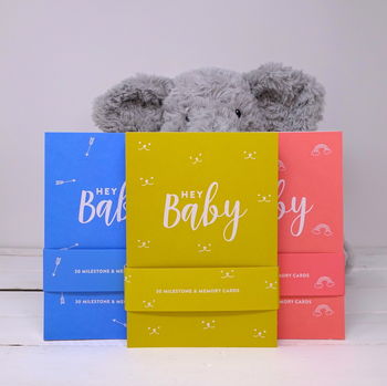 New Baby Journal And Milestone Cards Gift Set, 3 of 12