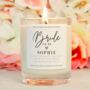 Bride To Be Candle Wedding Gift For Bride, thumbnail 1 of 6