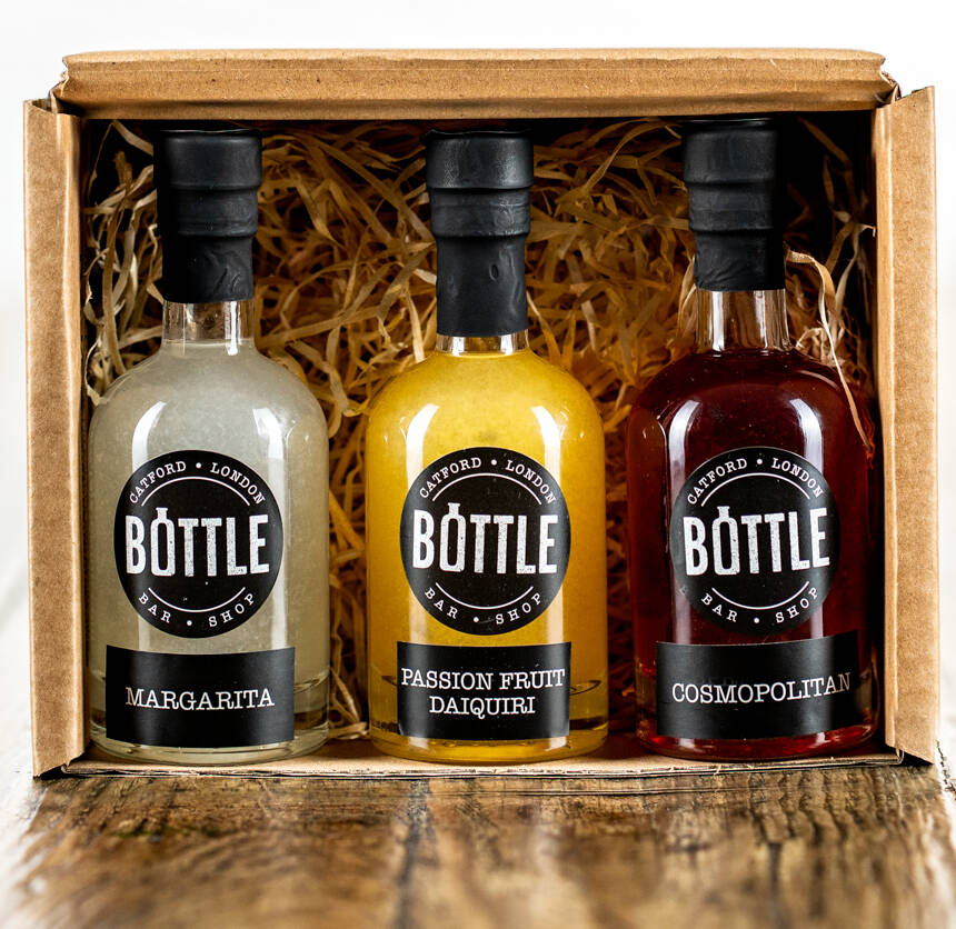 Personalised Cocktail Gift Set By Bottle Bar And Shop