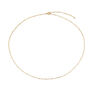 9ct Solid Gold Square Bead Saturno Chain Necklace, thumbnail 2 of 9