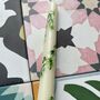 Ivory Hand Painted Pair Of Scandi Style Garland Candles, thumbnail 2 of 3