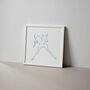 Frisky Whippet Playful Sighthound Line Art, thumbnail 2 of 4