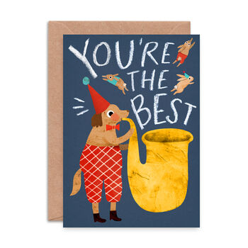 'You're The Best' Greetings Card, 2 of 2