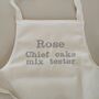 Personalised Kids Toddlers And Adults Cotton Apron, thumbnail 4 of 12