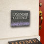 Personalised Lavender Slate House Number Sign, thumbnail 1 of 2