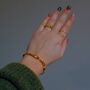 Gold Vermeil Twisted Cuff, thumbnail 2 of 4