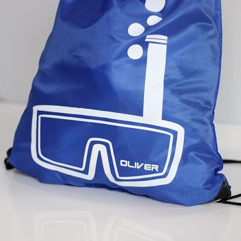 Personalised Goggles Childrens Swimming Bag, 3 of 4
