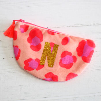 Personalised Leopard Velvet Coin Purse, 2 of 7