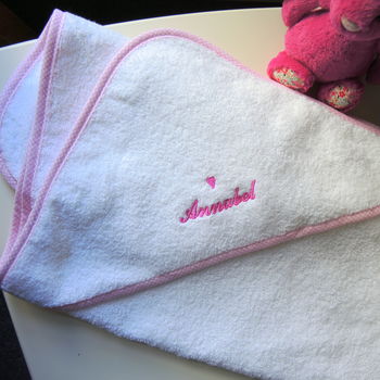 Personalised Baby Hooded Towels, 5 of 7