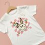 Smiley Bunny Easter T Shirt Easter Gift, thumbnail 1 of 4