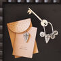 'Dada'/'Daddy' Flag Keyring Charm, thumbnail 1 of 6