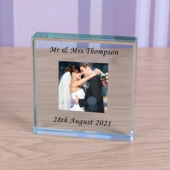 Personalised Photo Glass Token, 3 of 4