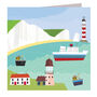 Coastal Cliffs Greetings Card, thumbnail 2 of 5