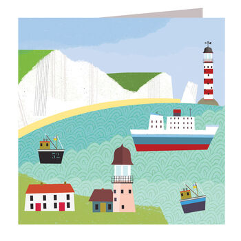 Coastal Cliffs Greetings Card, 2 of 5