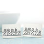 Personalised Cufflinks. Family Portrait Gift For Dad, thumbnail 5 of 12