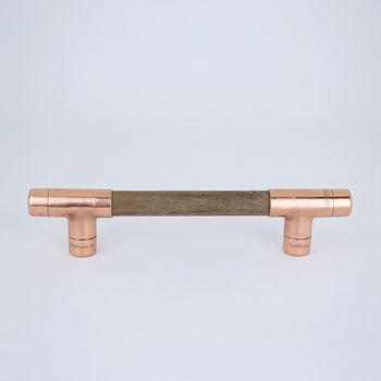 Copper And Walnut Pull, T Bar, 2 of 6