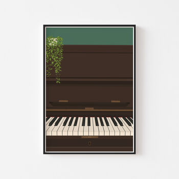 Piano Keys Print | Instrument Music Poster, 6 of 9