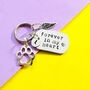 Forever In My Heart Dog Pet Loss Memory Keyring, thumbnail 3 of 7