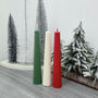 Freestanding Christmas Taper Candle Christmas Decor, thumbnail 8 of 10