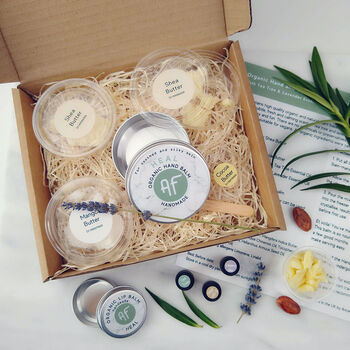 Mother's Day Organic Hand And Lip Balm Kit Letterbox, 5 of 11