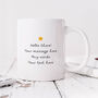 Personalised Girlfriend Mug 'Worlds Luckiest/Loveliest', thumbnail 2 of 3