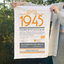 Personalised 80th Birthday Gift Microfibre Tea Towel, thumbnail 1 of 8