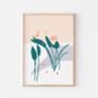 'Capri' Palm Pastel Giclée Art Print, thumbnail 2 of 2