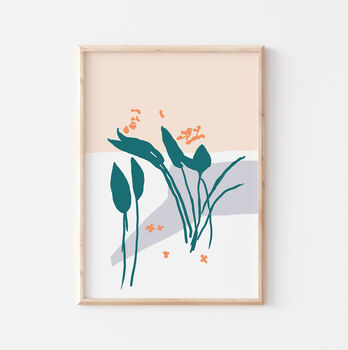 'Capri' Palm Pastel Giclée Art Print, 2 of 2