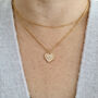 Dainty Heart Charm Layering Necklace, thumbnail 3 of 3