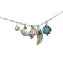 Silver Beachcomber Shell Charm Necklace, thumbnail 3 of 7