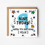 6th, 7th, 8th, 9th Birthday Card For Boys, thumbnail 2 of 7