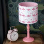 Fun And Colourful Flamingo Patterned Drum Lampshade, thumbnail 1 of 4