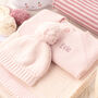 Luxury Baby Girl Pale Pink And Cream Knitted Gift Set, thumbnail 12 of 12