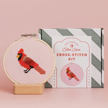 Cardinal Cross Stitch Kit, 2 of 2