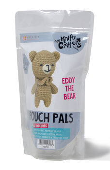 Pouch Pals Eddy The Bear Crochet Kit, 2 of 3