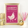 Personalised Hen Party Print, thumbnail 1 of 5
