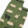 Men's Bamboo Socks Green, Black Sheep, thumbnail 4 of 4