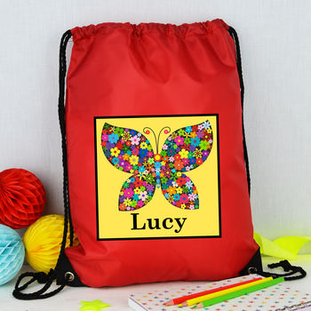 butterfly school bag