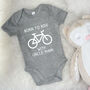 Born To Ride With Uncle Cycling Babygrow, thumbnail 5 of 7