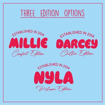 Personalised Childrens Puff Zip Up Onesie, 11 of 12