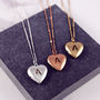 Personalised Heart Letter Locket Necklace, thumbnail 1 of 9